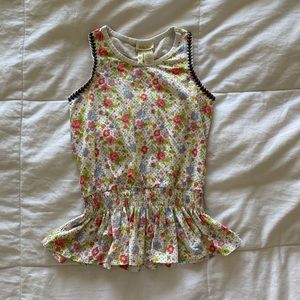 Matilda Jane Polka Dot Floral Sleeveless Top